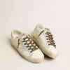 Hi Star LTD van leer met lichtblauwe leren ster en hielstuk
