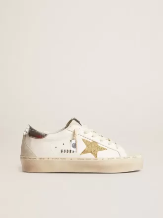 Hi Star met Swarovski-kristallen ster en zilveren leren hielstuk