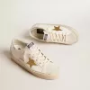 Hi Star met Swarovski-kristallen ster en zilveren leren hielstuk