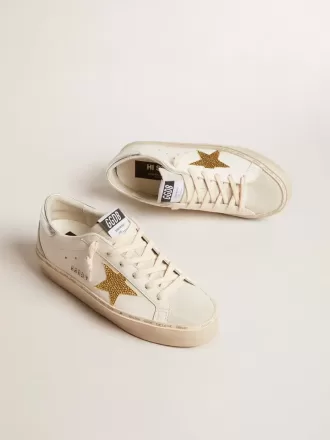 Hi Star met Swarovski-kristallen ster en zilveren leren hielstuk