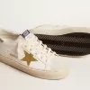 Hi Star met Swarovski-kristallen ster en zilveren leren hielstuk