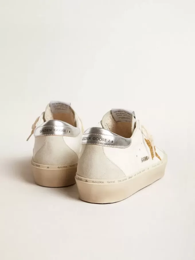 Hi Star met Swarovski-kristallen ster en zilveren leren hielstuk