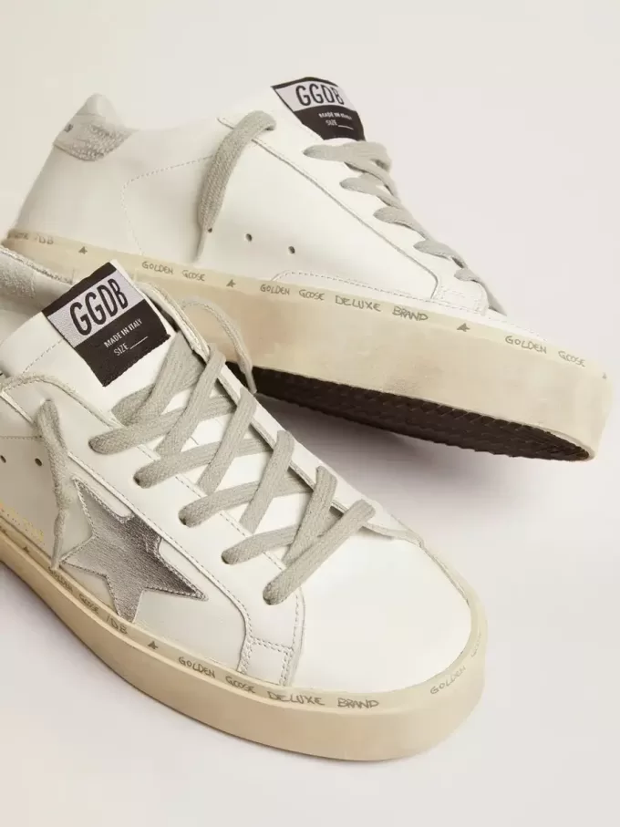 Hi Star voor dames met ster en metallic zilveren hak