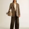 Houndstooth-jasje voor dames met all-over paillettenborduursel