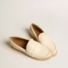 Jerry loafer in boterwit leer
