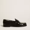 Jerry loafer in zwart lakleer