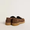 Jerry loafer voor dames in duifgrijs suède