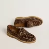 Jerry loafer voor dames in ponyhuid met luipaardprint