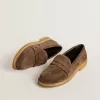 Jerry loafer voor heren in duifgrijs suède