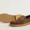 Jerry loafer voor heren in duifgrijs suède