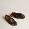 Jerry loafer voor heren in zwart leer