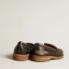 Jerry loafer voor heren in zwart leer