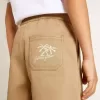 Jongensshort in beige katoen