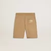 Jongensshort in beige katoen