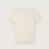 Journey T-shirt voor jongens van witte katoenen jersey met digitale mascotteprint