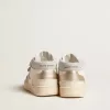 June Junior in nappa en metallic leren inzetstukken met glitterster