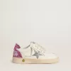 Junior Ball Star met zilveren glitterster en roze glitter hielstuk