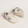 Junior Ball Star met zilveren glitterster en roze glitter hielstuk