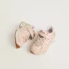 Junior Lightstar in roze leer en mesh met roze leren ster