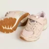 Junior Lightstar in roze leer en mesh met roze leren ster