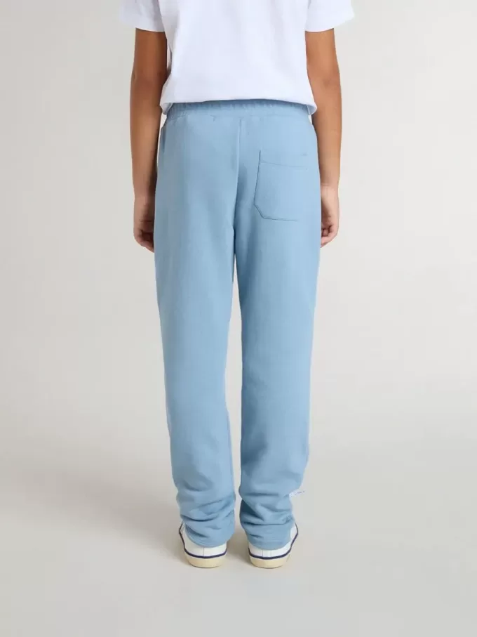 Lichtblauwe joggingbroek met print voor jongens
