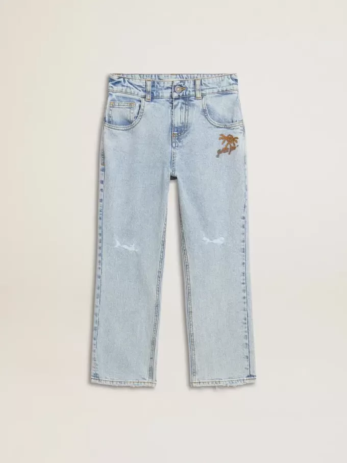 Lichte denim jeans voor jongens