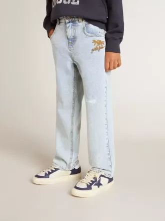 Lichte denim jeans voor jongens
