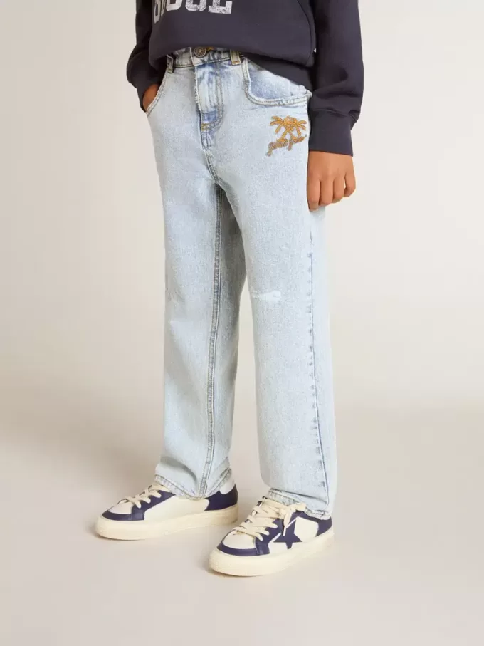 Lichte denim jeans voor jongens