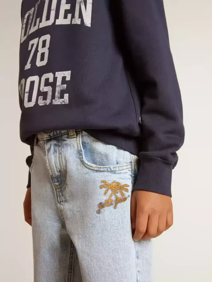 Lichte denim jeans voor jongens