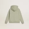 Lichtgroen sweatshirt met ritssluiting