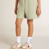 Lichtgroene korte broek met witte ster