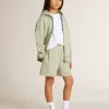 Lichtgroene korte broek met witte ster