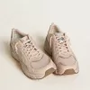 Lightstar voor dames met roze leren en mesh bovenwerk en roze ster
