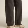 Lightstar voor heren in duifgrijs leer en mesh met beige TPU-ster