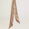 Lint van duifgrijs zijden twill met paisleypatroon
