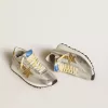 Marathon voor dames met zilverkleurig ripstop nylon bovenwerk en gouden ster