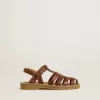 Maxime Junior sandalen in bruin leer
