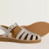 Maxime Junior sandalen in zilver met microglitter