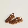 Maxime Young sandalen in bruin leer