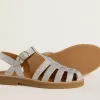 Maxime Young sandalen in zilver met microglitters