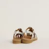 Maxime Young sandalen in zilver met microglitters
