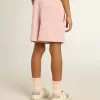 Meisjesshort in roze met witte ster