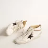 Mid Star LTD in nappa met glitterster en nude leren flash