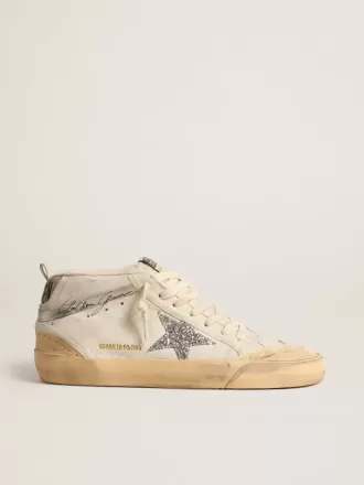 Mid Star LTD met glitterster en metallic leren flash