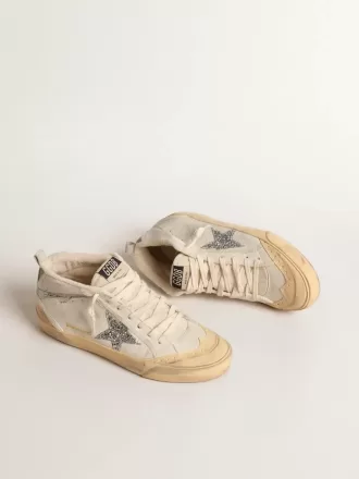 Mid Star LTD met glitterster en metallic leren flash