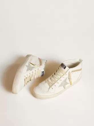 Mid Star LTD met ster en hiellipje van suède met Swarovski-kristallen