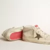 Mid Star LTD voor dames met bronzen leren ster en Swarovski-kristallen flash