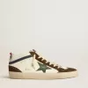 Mid Star met groene leren ster en blauwe leren flash