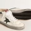 Mid Star met groene metallic leren ster en witte flash