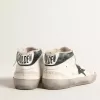Mid Star met groene metallic leren ster en witte flash